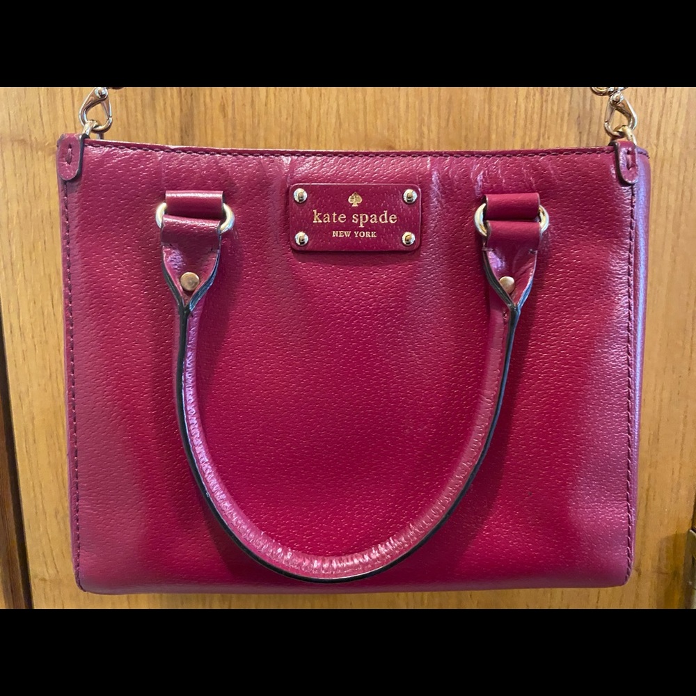 Kate Spade Crossbody Maroon Bad